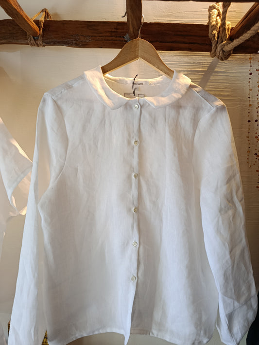 No.12 Camicia basic collo peter pan