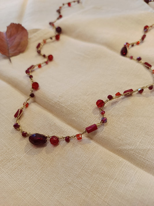 No. 10 collana tessile Christmas