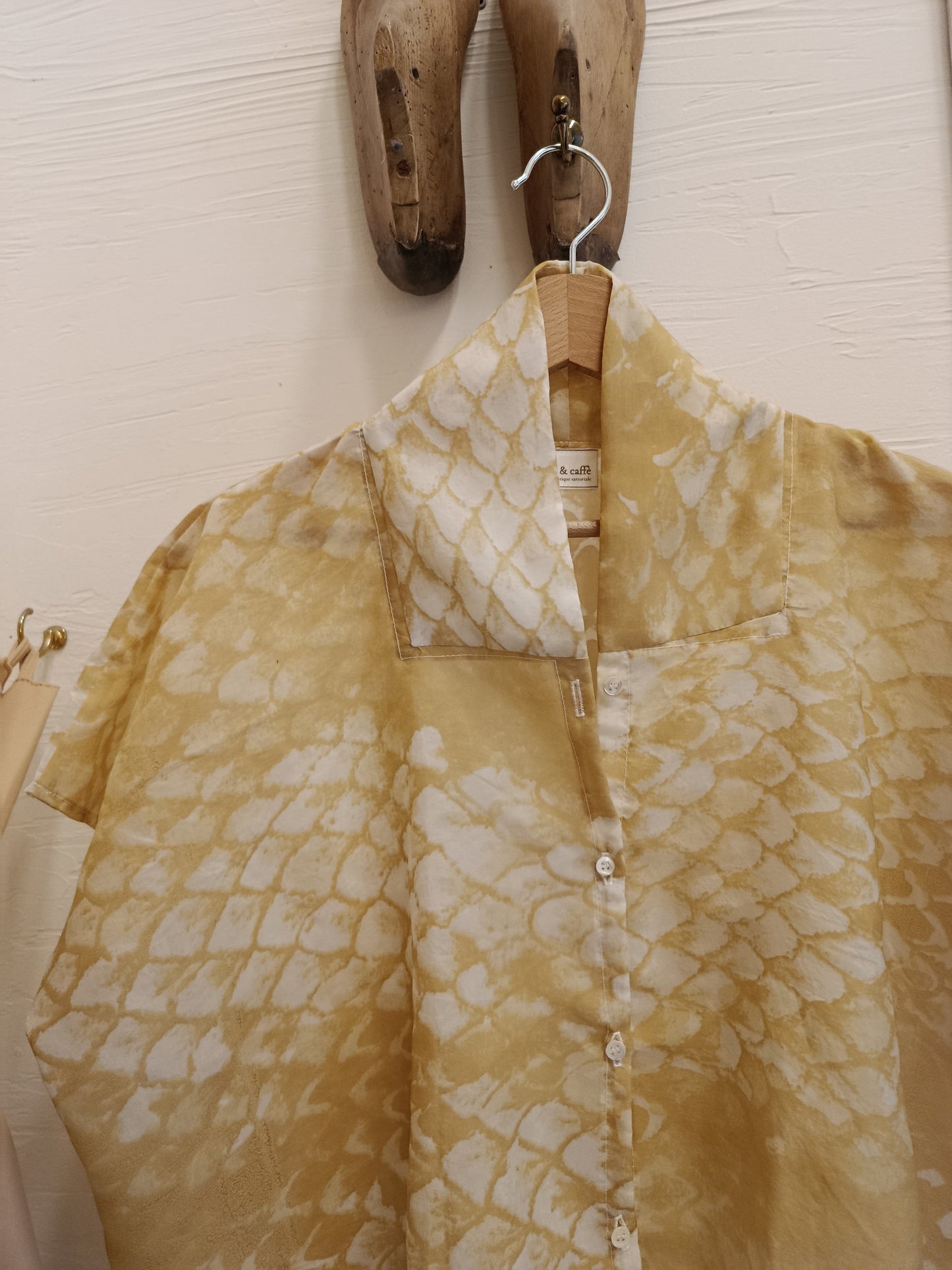 Blusa in seta oversize- Paper