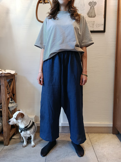 Pantalone slow in lino