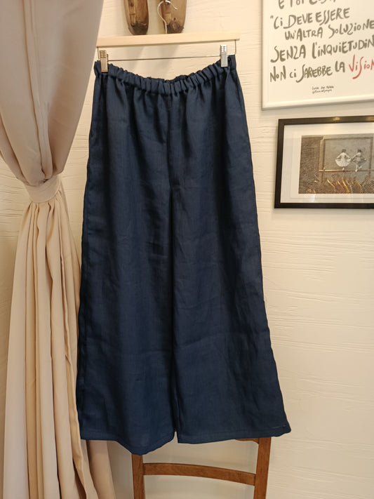 Pantaloni in puro lino su misura- basic