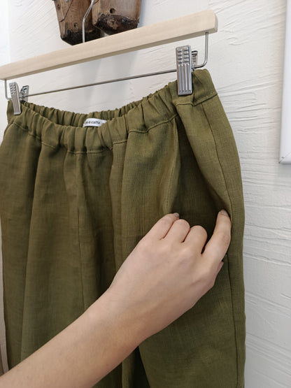 Pantalone samurai in lino