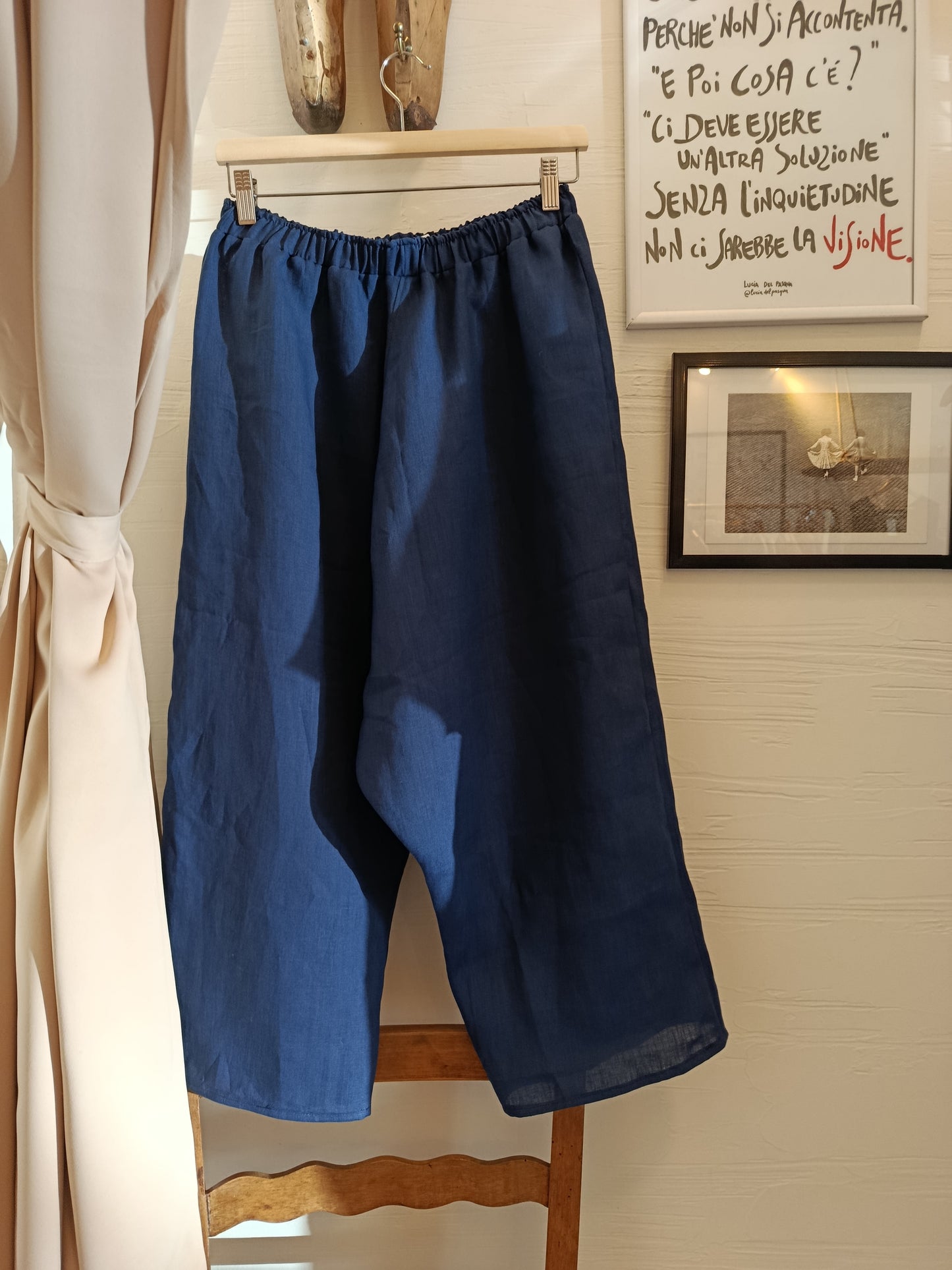 Pantalone slow in lino