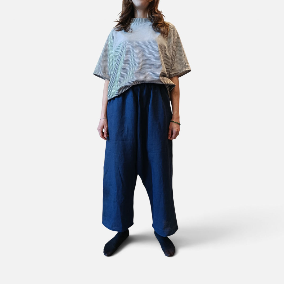 Pantalone comodo in lino- Slow